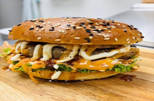 Beef and Bacon Burger