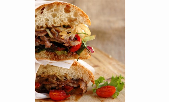 Pulled Lamb Sandwich