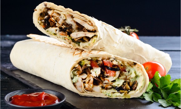 Slow Cook Lamb Wrap