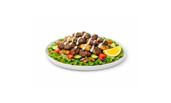 Lamb Meat on Salad