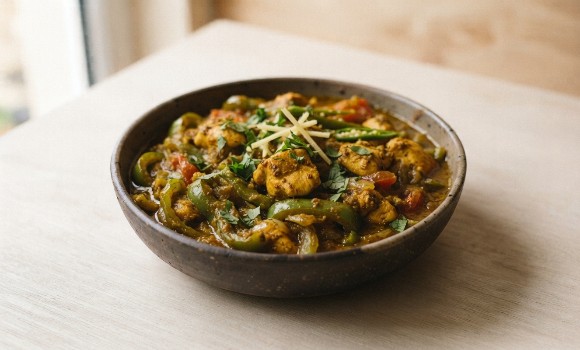 GREEN PEPPER CHICKEN