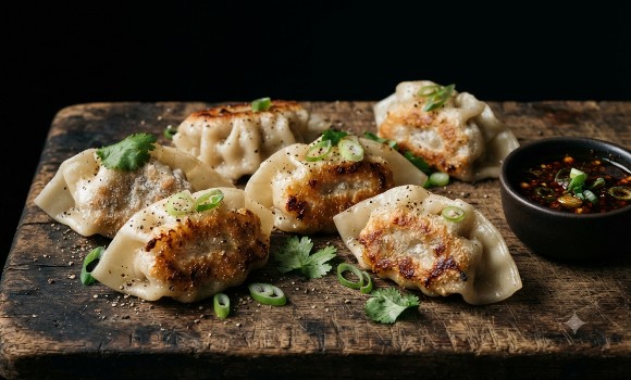 Pork & Chive Dumplings (6pcs)