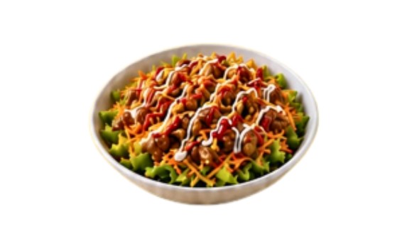 Meat on Salad