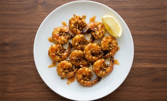 PAN FRIED PRAWNS