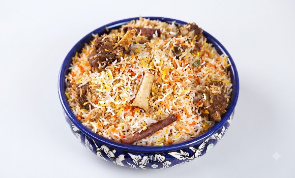 Lakhnavi Goat Dum Biryani