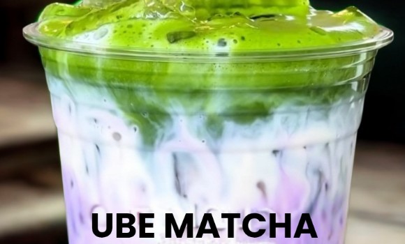 Ube Matcha Latte