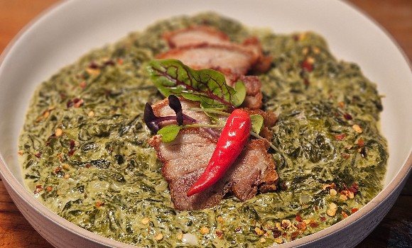 Spinach Coco Curry (Laing)