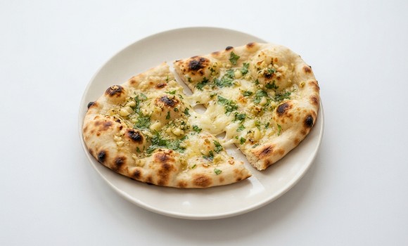 Cheese and Garlic Naan