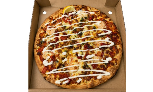 Seafood Basket Pizza