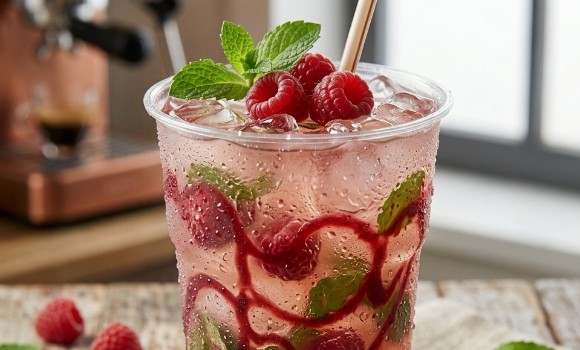 Raspberry and Mint Tea