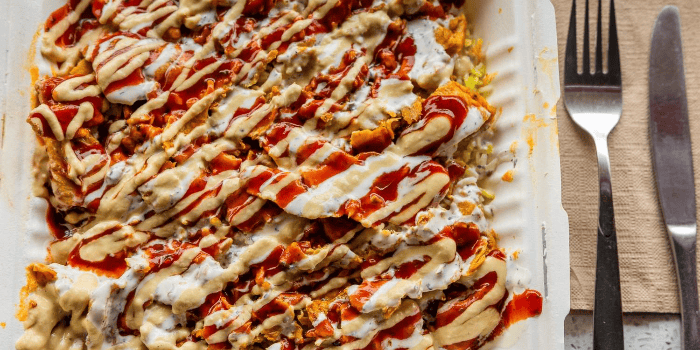 Chicken Kebab on Rice Large 