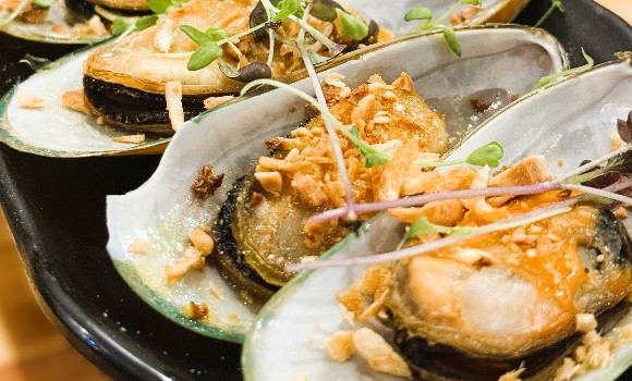 GRILLED MUSSELS