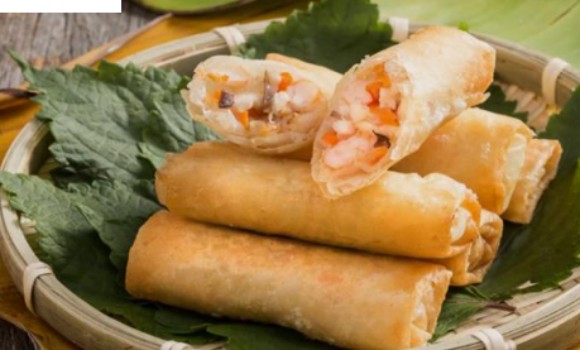 CHAI GIO TOM PRAWN SPRING ROLLS