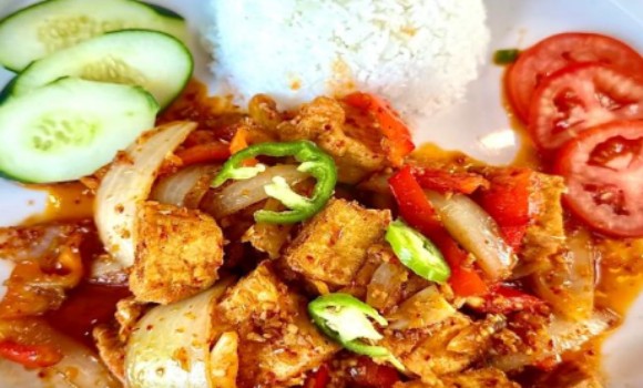 FRIED TOFU WITH LEMONGRASS