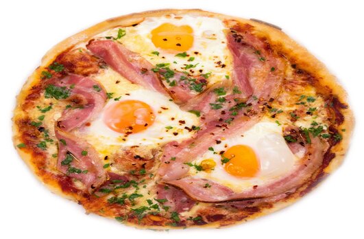 Bacon and Egg Pizza