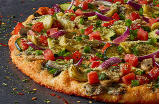 Gourmet Vegetarian Pizza