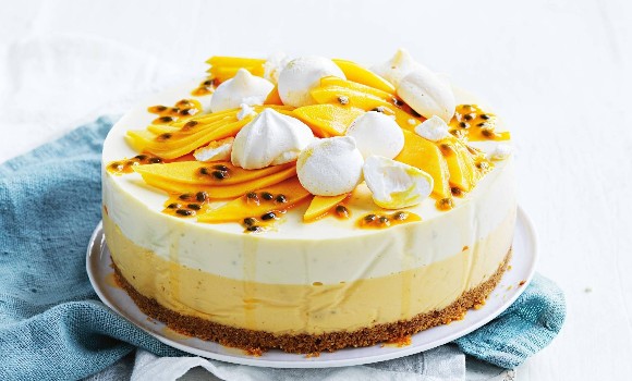 Passionfruit cheesecake