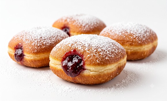 Cream & Jam Filled Donut 