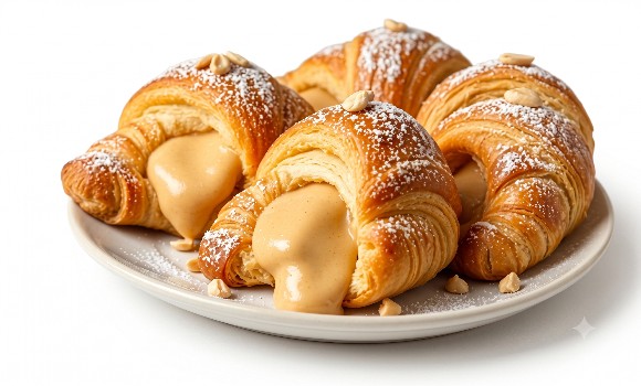 Peanut Butter Cream Croissant
