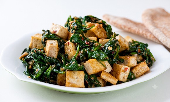 Spinach and Tofu