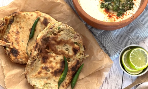 TANDOORI ALOO PARATHA